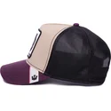 gorra-trucker-beige-y-violeta-pantera-mv-panther-the-farm-mvp-de-goorin-bros