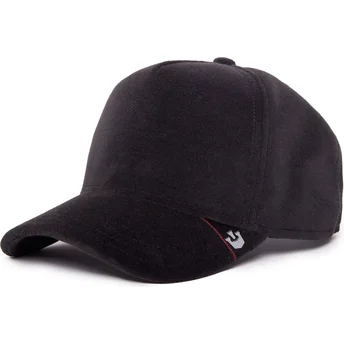 Gorra trucker negra Velour Blank de Goorin Bros.