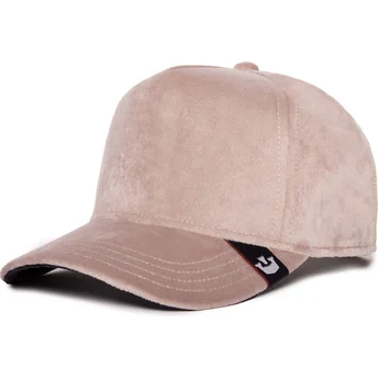 Goorin Bros. The Farm Beige Velour Blank Truckerkeps