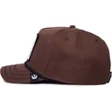 brazowa-czapka-z-zakrzywionym-daszkiem-snapback-prick-porcupine-100-the-farm-all-over-canvas-od-goorin-bros