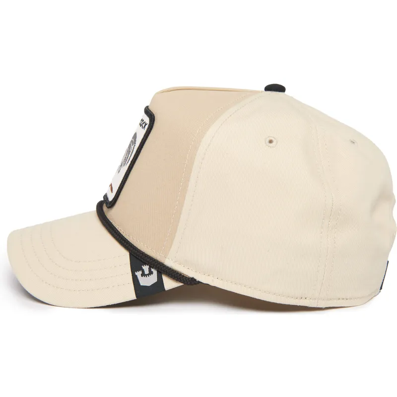 bojd-beige-snapback-keps-med-tupp-cock-rooster-100-the-farm-all-over-canvas-fran-goorin-bros