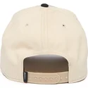 gorra-curva-beige-snapback-gallo-cock-rooster-100-the-farm-all-over-canvas-de-goorin-bros