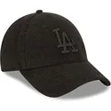 gorra-curva-negra-ajustable-con-logo-negro-9forty-towelling-de-los-angeles-dodgers-mlb-de-new-era