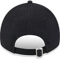 schwarze-verstellbare-9twenty-herringbone-kappe-der-new-york-yankees-mlb-von-new-era