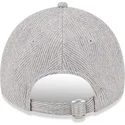 new-era-curved-brim-9twenty-herringbone-new-york-yankees-mlb-grey-adjustable-cap