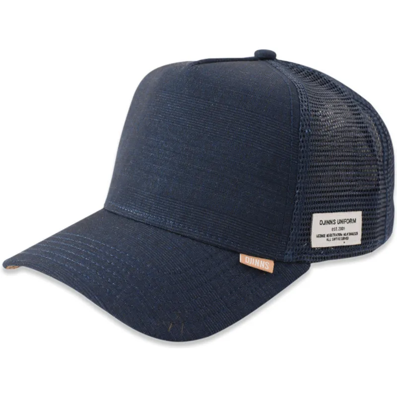 casquette-trucker-bleue-marine-hft-glencheck-djinns