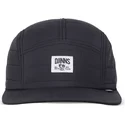 djinns-verstellbare-schwarze-flat-cap-aus-puffy-nylon
