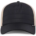 gorra-curva-negra-y-beige-snapback-hft-puffy-nylon-de-djinns