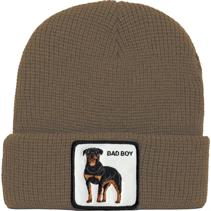 gorro-marron-perro-rottweiler-bad-boy-ruff-stuff-the-farm-de-goorin-bros