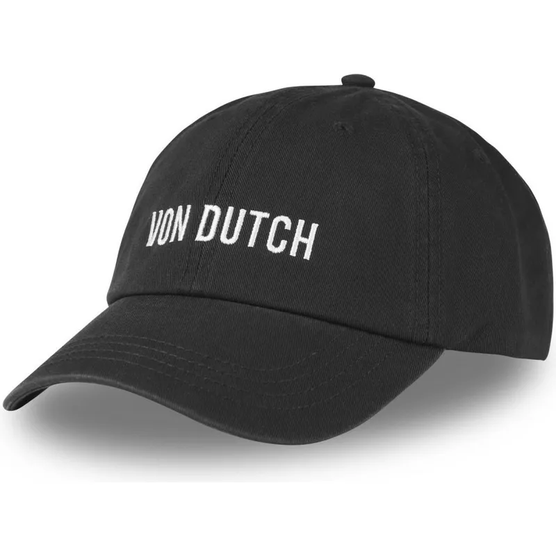 von-dutch-curved-brim-dc-b-black-adjustable-cap