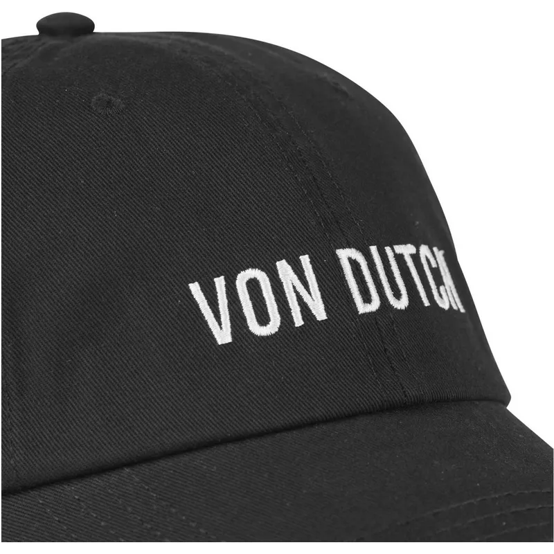 von-dutch-curved-brim-dc-b-black-adjustable-cap