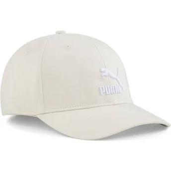 Ρυθμιζόμενο μπεζ καπέλο με καμπύλη Classics Archive Logo της Puma