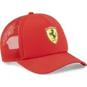 gorra-trucker-roja-race-de-ferrari-formula-1-de-puma