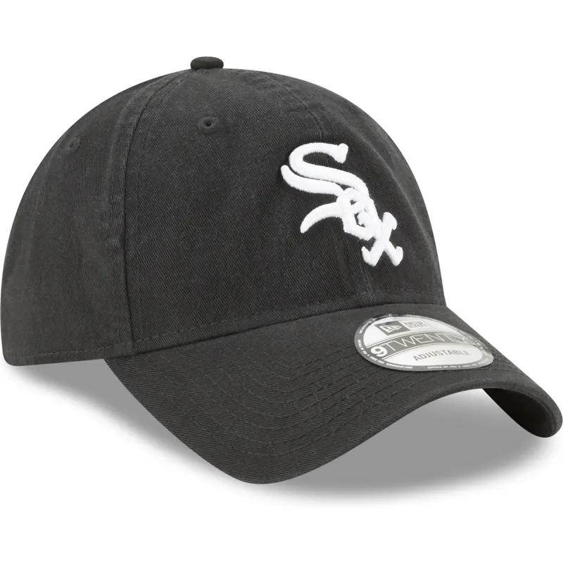 svart-bojd-justerbar-keps-9twenty-core-classic-fran-chicago-white-sox-mlb-av-new-era