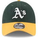 zielono-zolta-zakrzywiona-czapka-regulowana-9twenty-core-classic-oakland-athletics-mlb-od-new-era