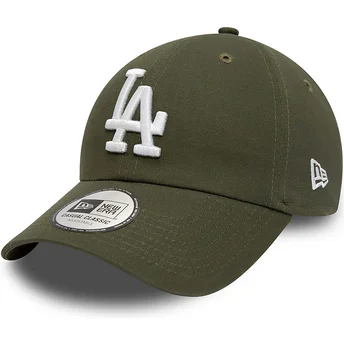 Grön böjd justerbar keps 9TWENTY League Essential från Los Angeles Dodgers MLB av New Era