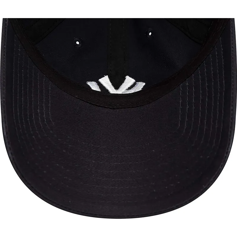 marineblaue-verstellbare-curved-cap-9twenty-league-essential-der-new-york-yankees-mlb-von-new-era