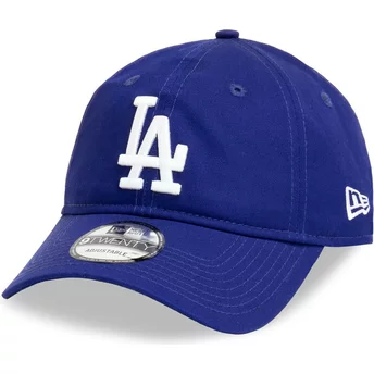 New Era Curved Brim 9TWENTY League Essential Los Angeles Dodgers MLB Blue Adjustable Cap
