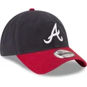 gorra-curva-azul-marino-y-roja-ajustable-9twenty-core-classic-de-atlanta-braves-mlb-de-new-era