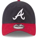 gorra-curva-azul-marino-y-roja-ajustable-9twenty-core-classic-de-atlanta-braves-mlb-de-new-era