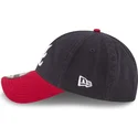 marineblaue-und-rote-verstellbare-curved-cap-9twenty-core-classic-der-atlanta-braves-mlb-von-new-era