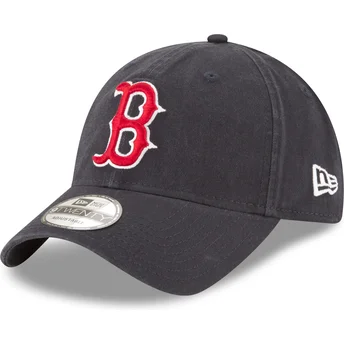 Verstellbare dunkelblaue 9TWENTY Core Classic Kappe der Boston Red Sox MLB von New Era
