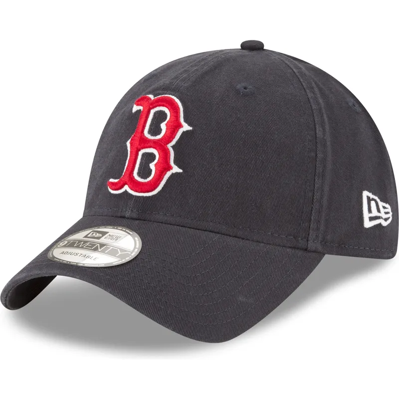 verstellbare-dunkelblaue-9twenty-core-classic-kappe-der-boston-red-sox-mlb-von-new-era