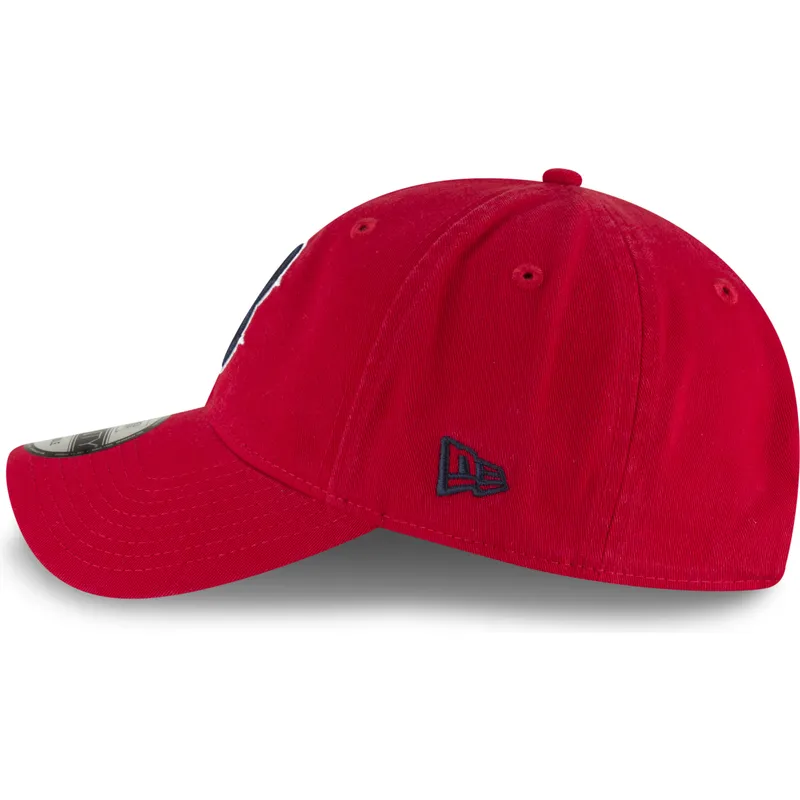 rod-justerbar-kurvad-keps-med-marinbla-logotyp-9twenty-core-classic-fran-boston-red-sox-mlb-av-new-era