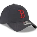 gra-bojd-justerbar-keps-med-rott-logotyp-9twenty-core-classic-fran-boston-red-sox-mlb-av-new-era