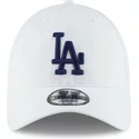 new-era-curved-brim-blue-logo-9twenty-core-classic-los-angeles-dodgers-mlb-white-adjustable-cap