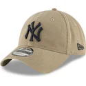 new-era-new-york-yankees-mlb-9twenty-core-classic-justerbar-ljusbrun-bojd-keps-med-marinbla-logotyp