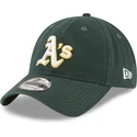 zielona-regulowana-czapka-z-zakrzywionym-daszkiem-9twenty-core-classic-oakland-athletics-mlb-new-era
