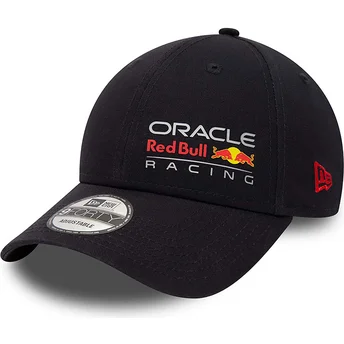 New Era Red Bull Racing Formel 1 9FORTY Essential Snapback Kappe mit gebogenem Schirm in Marineblau