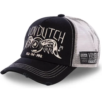 Μαύρο παιδικό καπέλο trucker CREW4 Von Dutch