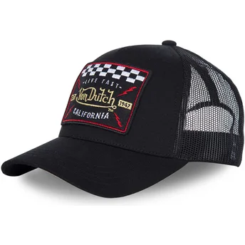 Czarna czapka trucker dla dzieci BLACKY4 od Von Dutch