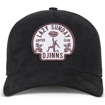 Μαύρο καπέλο trucker Lazy Classic HFT της Djinns
