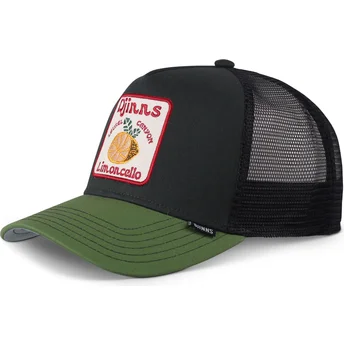 Καπέλο trucker μαύρο και πράσινο Food Limoncello HFT της Djinns