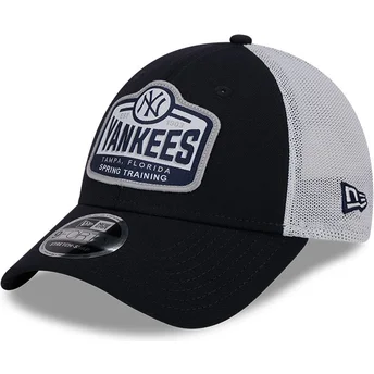 Gorra trucker azul marino y blanca 9FORTY Stretch Snap Tab de New York Yankees MLB de New Era