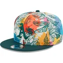 gorra-plana-multicolor-snapback-9fifty-spring-de-oakland-athletics-mlb-de-new-era