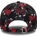 gorra-curva-negra-y-roja-ajustable-9forty-floral-all-over-print-de-manchester-united-football-club-premier-league-de-new-era