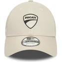 gorra-curva-beige-ajustable-9forty-ripstop-de-ducati-motor-motogp-de-new-era