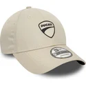 gorra-curva-beige-ajustable-9forty-ripstop-de-ducati-motor-motogp-de-new-era