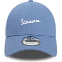 new-era-curved-brim-9forty-seasonal-colour-vespa-piaggio-blue-adjustable-cap