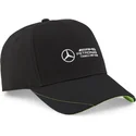 gorra-curva-negra-snapback-bb-de-mercedes-formula-1-de-puma