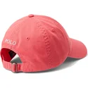 gorra-curva-roja-claro-ajustable-con-logo-blanco-cotton-chino-classic-sport-de-polo-ralph-lauren