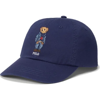 Gorra curva azul marino ajustable Classic Sport Polo Bear de Polo Ralph Lauren