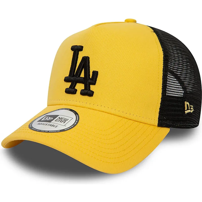 New Era Black Logo A Frame League Essential Los Angeles