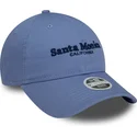 gorra-curva-azul-ajustable-para-mujer-9twenty-wordmark-de-santa-monica-california-de-new-era