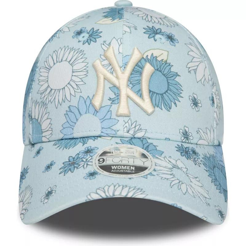 New Era Curved Brim Women 9FORTY Floral All Over Print New York