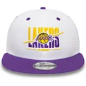 gorra-plana-blanca-y-violeta-snapback-9fifty-white-crown-de-los-angeles-lakers-nba-de-new-era